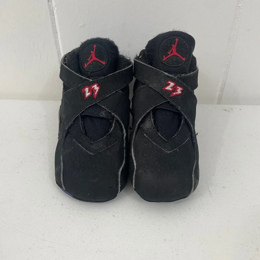 Air Jordan Retro VIII 8 Playoffs 2007 305362-061 Toddler Soft Bottom 4C No Box
